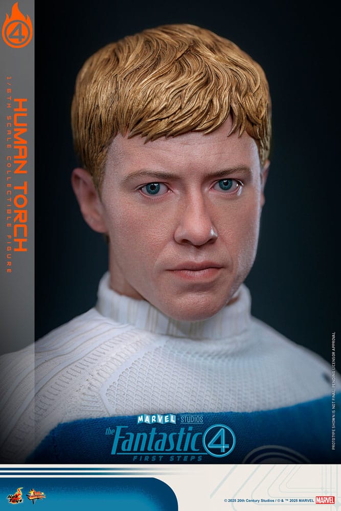 The Fantastic Four: First Steps Movie Masterpiece Actionfigur 1/6 Human Torch 30 cm - Preorder - ETA: 25.11.2026