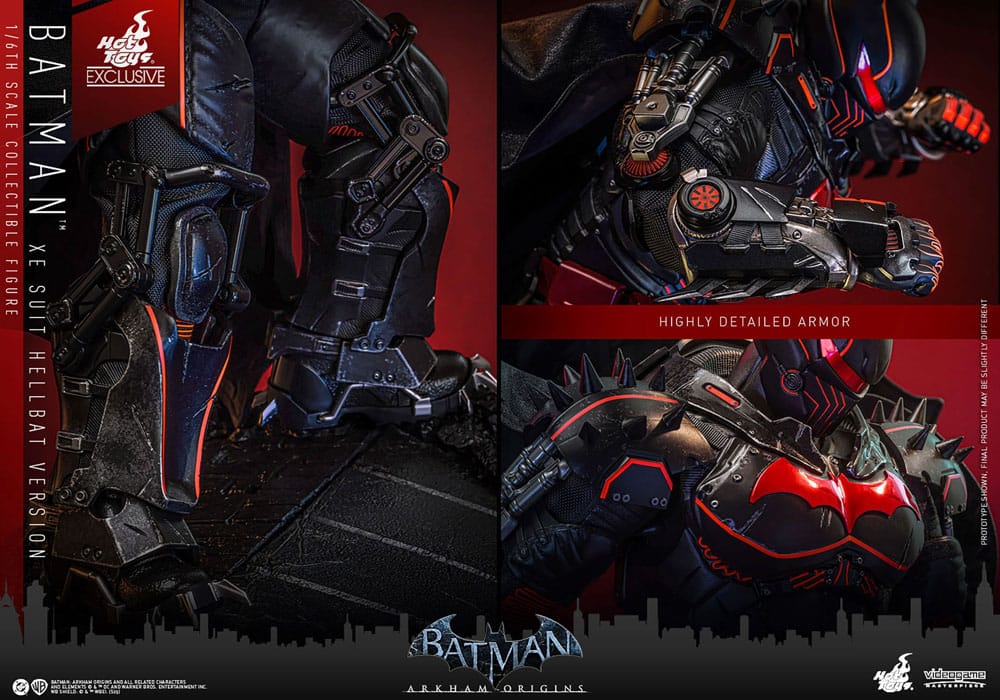 Batman Arkham Origins Videogame Masterpiece Actionfigur 1/6 XE Suit Hellbat Version Hot Toys Exclusive 33 cm - Preorder - ETA: 25.11.2026