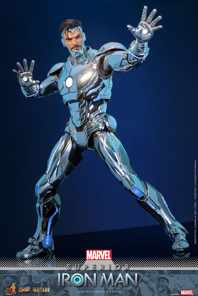 Marvel Comic Diecast Masterpiece Actionfigur 1/6 Superior Iron Man 32 cm - Preorder - ETA: 25.11.2026