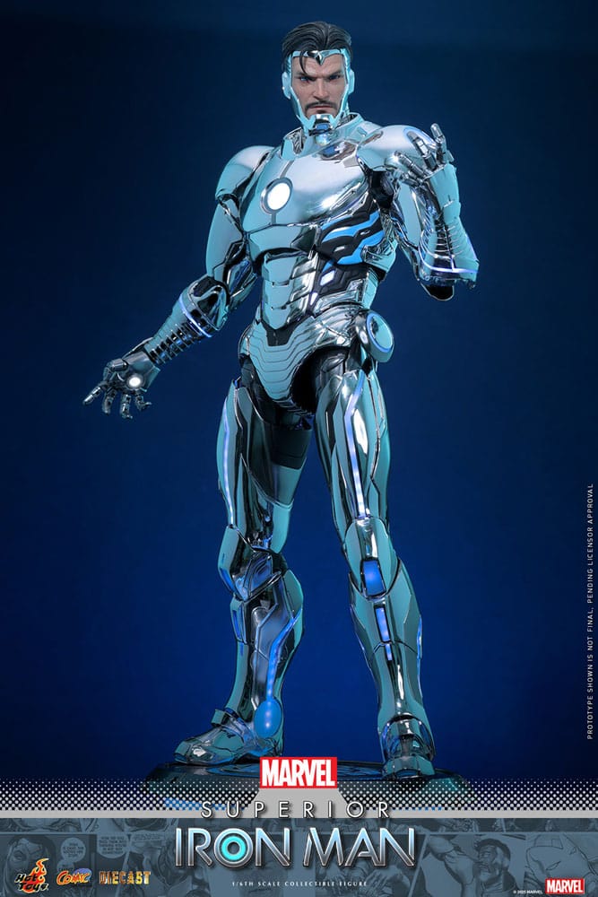 Marvel Comic Diecast Masterpiece Actionfigur 1/6 Superior Iron Man 32 cm - Preorder - ETA: 25.11.2026