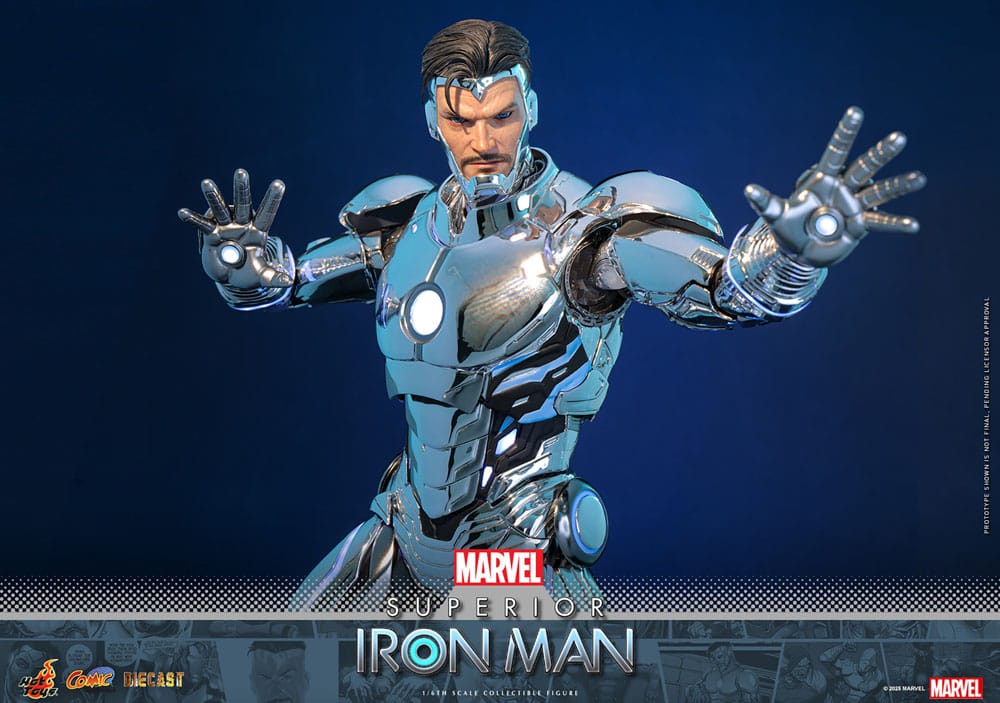 Marvel Comic Diecast Masterpiece Actionfigur 1/6 Superior Iron Man 32 cm - Preorder - ETA: 25.11.2026