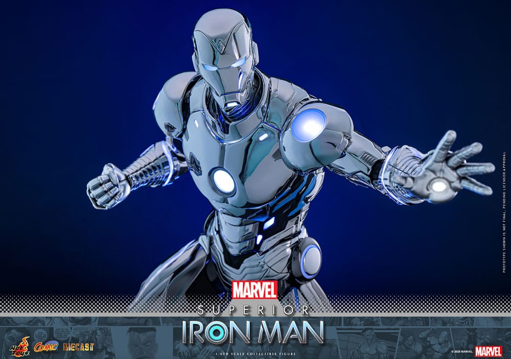 Marvel Comic Diecast Masterpiece Actionfigur 1/6 Superior Iron Man 32 cm - Preorder - ETA: 25.11.2026