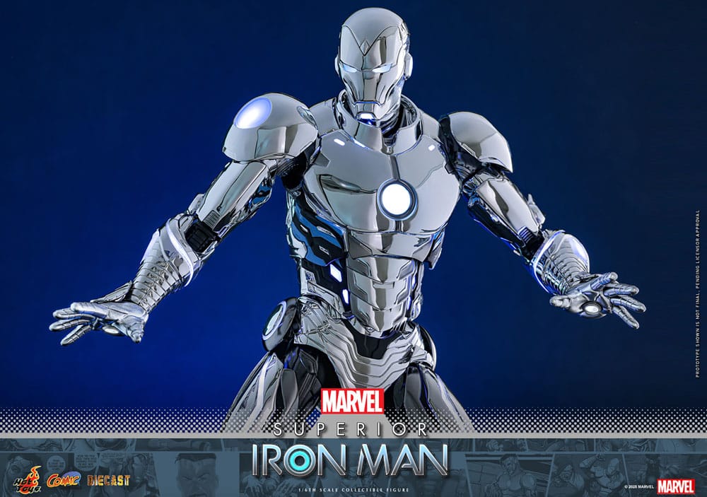 Marvel Comic Diecast Masterpiece Actionfigur 1/6 Superior Iron Man 32 cm - Preorder - ETA: 25.11.2026