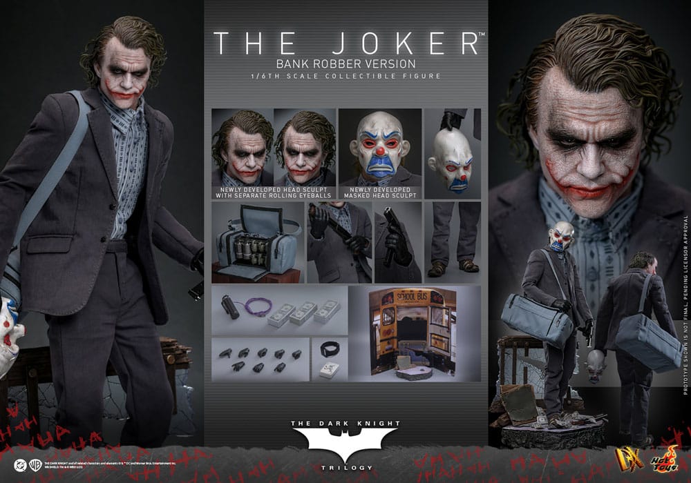 The Dark Knight DX Actionfigur 1/6 The Joker (Bank Robber Version) 30 cm - Preorder - ETA: 25.11.2026