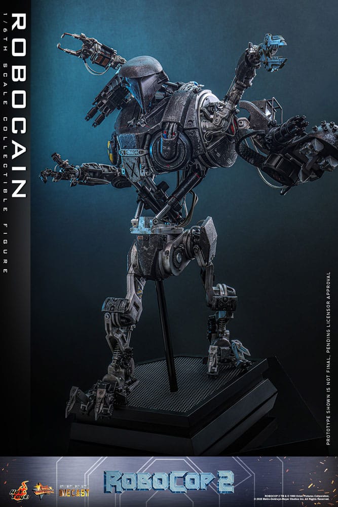 RoboCop 2 Movie Masterpiece Diecast Actionfigur 1/6 RoboCain 40 cm - Preorder - ETA: 25.11.2026