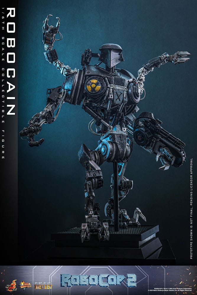 RoboCop 2 Movie Masterpiece Diecast Actionfigur 1/6 RoboCain 40 cm - Preorder - ETA: 25.11.2026