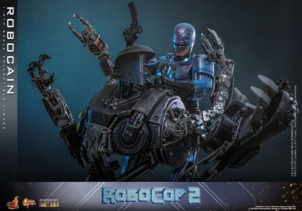 RoboCop 2 Movie Masterpiece Diecast Actionfigur 1/6 RoboCain 40 cm - Preorder - ETA: 25.11.2026