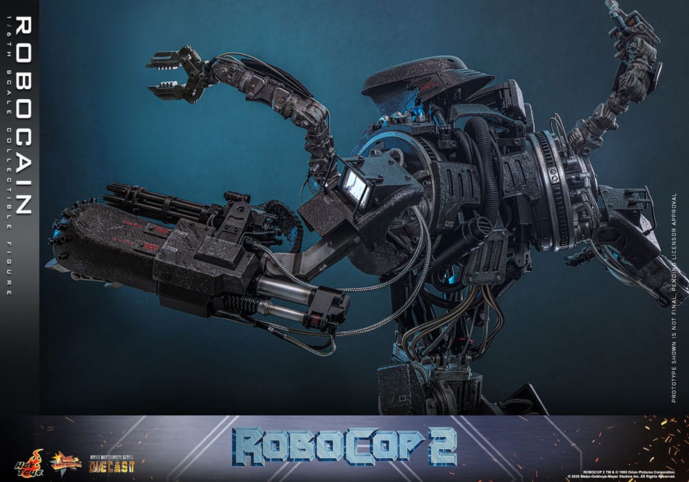 RoboCop 2 Movie Masterpiece Diecast Actionfigur 1/6 RoboCain 40 cm - Preorder - ETA: 25.11.2026