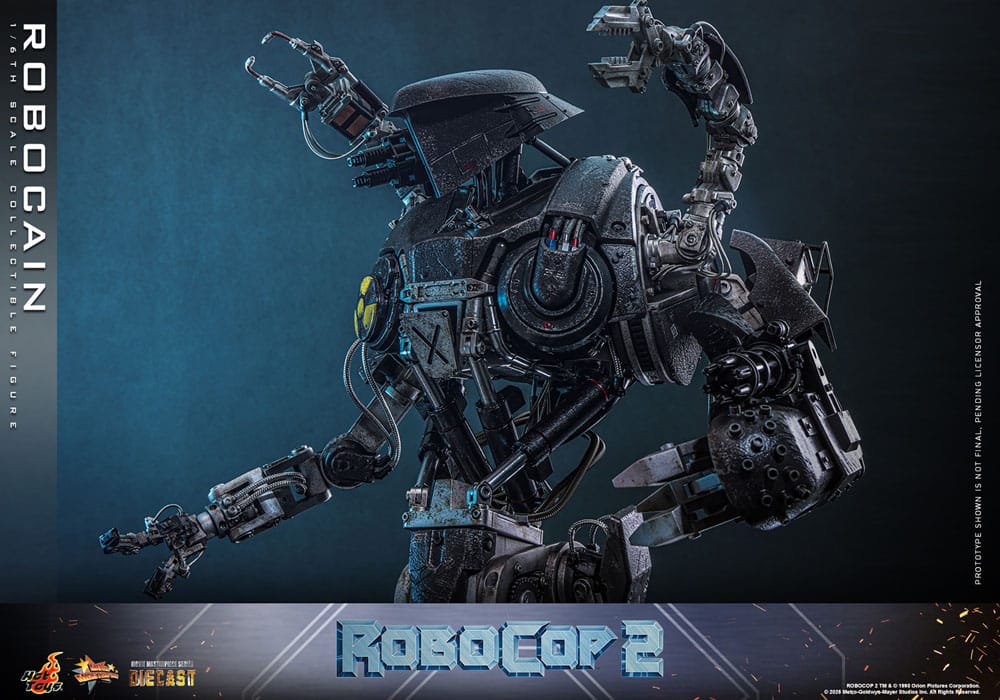 RoboCop 2 Movie Masterpiece Diecast Actionfigur 1/6 RoboCain 40 cm - Preorder - ETA: 25.11.2026