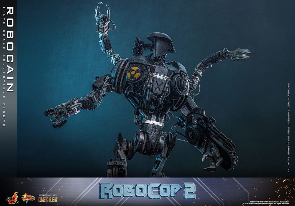 RoboCop 2 Movie Masterpiece Diecast Actionfigur 1/6 RoboCain 40 cm - Preorder - ETA: 25.11.2026