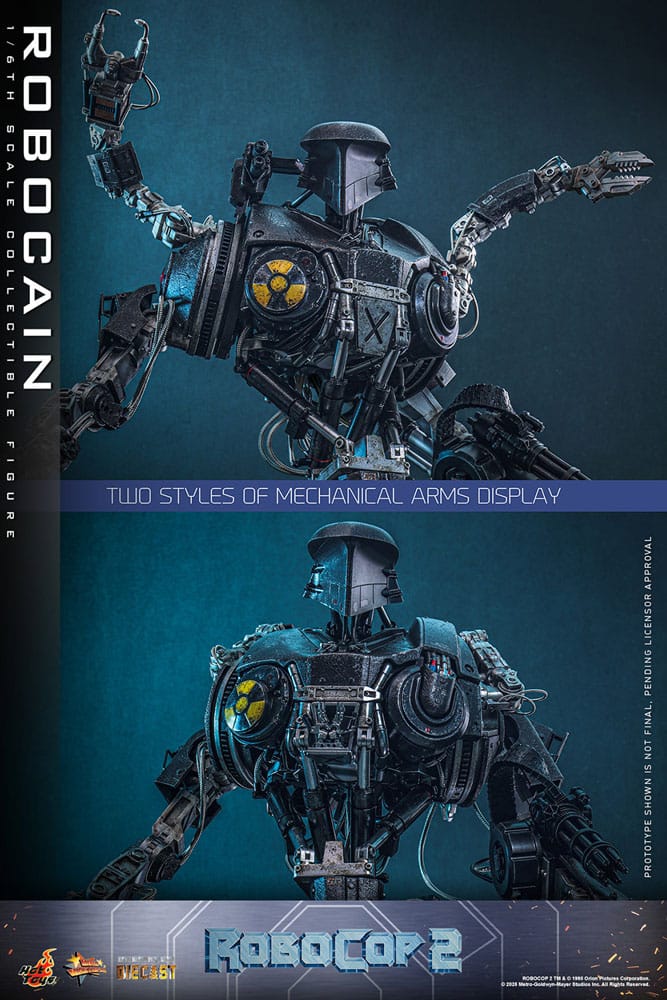 RoboCop 2 Movie Masterpiece Diecast Actionfigur 1/6 RoboCain 40 cm - Preorder - ETA: 25.11.2026