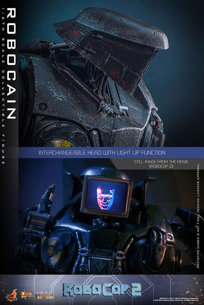 RoboCop 2 Movie Masterpiece Diecast Actionfigur 1/6 RoboCain 40 cm - Preorder - ETA: 25.11.2026