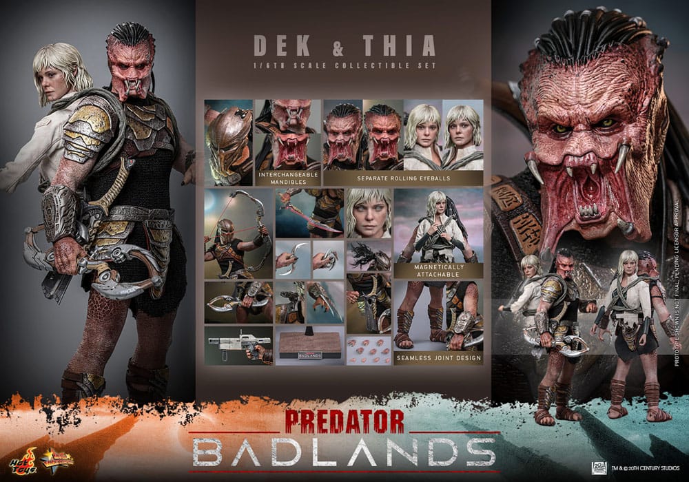 Predator: Badlands Movie Masterpiece Actionfigur 1/6 Dek & Thia 30 cm - Preorder - ETA: 25.02.2027