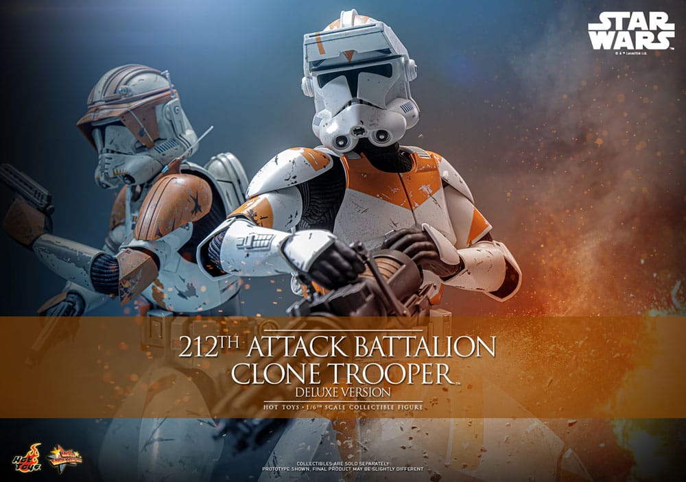 Star Wars: The Clone Wars Actionfigur 1/6 212th Attack Battalion Clone Trooper Deluxe Version 30 cm - Preorder - ETA: 25.02.2027