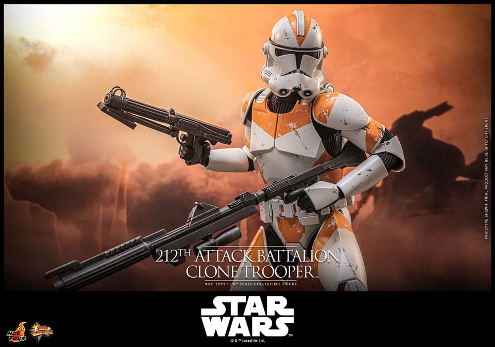 Star Wars: The Clone Wars Actionfigur 1/6 212th Attack Battalion Clone Trooper Deluxe Version 30 cm - Preorder - ETA: 25.02.2027