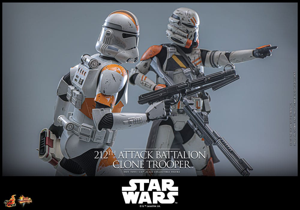 Star Wars: The Clone Wars Actionfigur 1/6 212th Attack Battalion Clone Trooper Deluxe Version 30 cm - Preorder - ETA: 25.02.2027