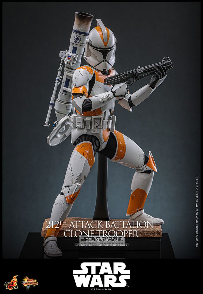 Star Wars: The Clone Wars Actionfigur 1/6 212th Attack Battalion Clone Trooper Deluxe Version 30 cm - Preorder - ETA: 25.02.2027
