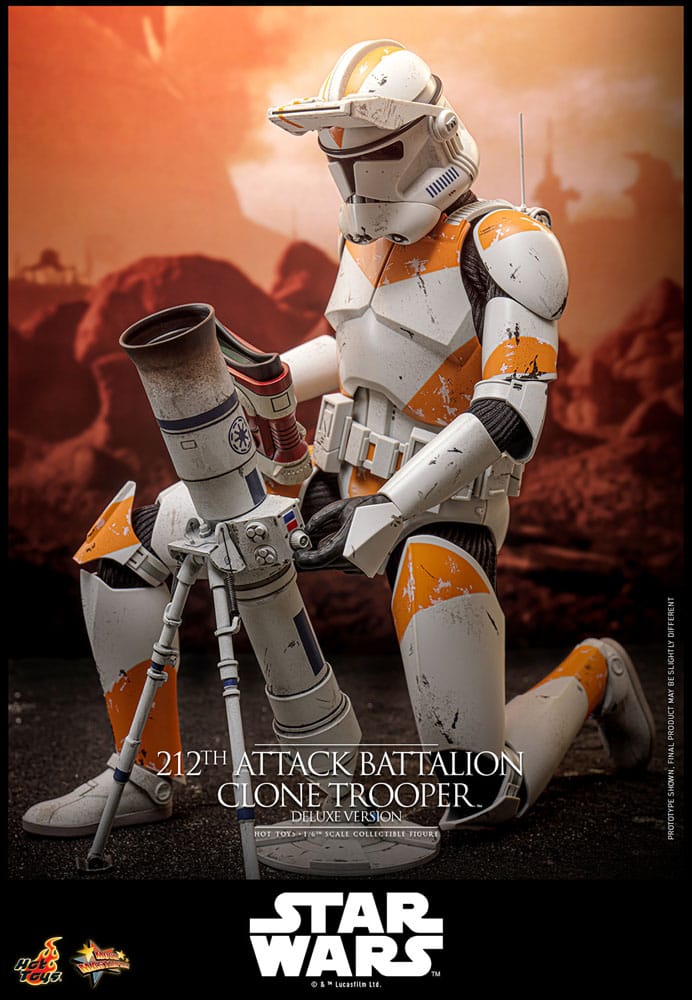 Star Wars: The Clone Wars Actionfigur 1/6 212th Attack Battalion Clone Trooper Deluxe Version 30 cm - Preorder - ETA: 25.02.2027