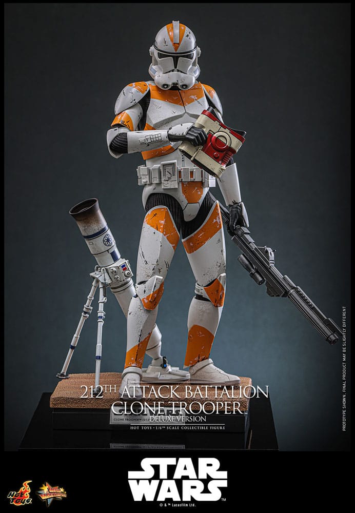 Star Wars: The Clone Wars Actionfigur 1/6 212th Attack Battalion Clone Trooper Deluxe Version 30 cm - Preorder - ETA: 25.02.2027