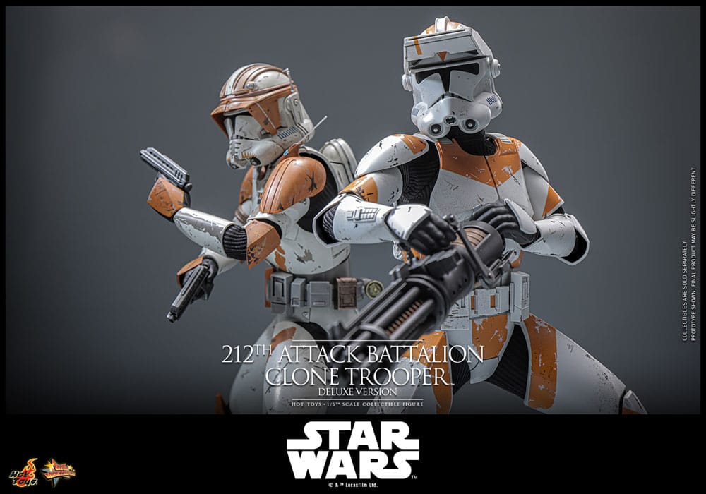 Star Wars: The Clone Wars Actionfigur 1/6 212th Attack Battalion Clone Trooper Deluxe Version 30 cm - Preorder - ETA: 25.02.2027
