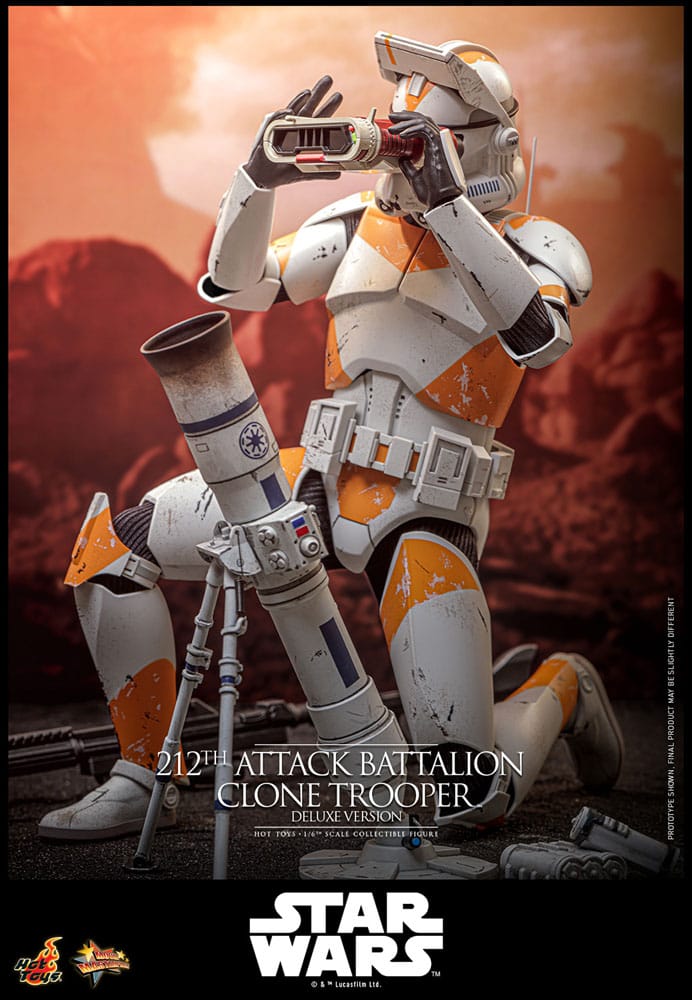 Star Wars: The Clone Wars Actionfigur 1/6 212th Attack Battalion Clone Trooper Deluxe Version 30 cm - Preorder - ETA: 25.02.2027