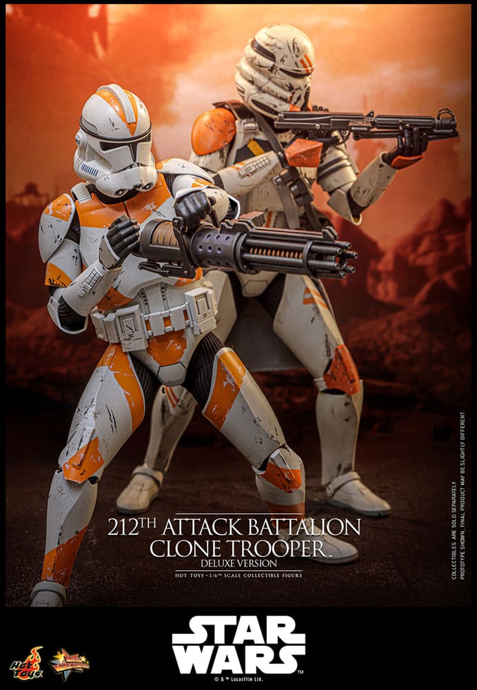 Star Wars: The Clone Wars Actionfigur 1/6 212th Attack Battalion Clone Trooper Deluxe Version 30 cm - Preorder - ETA: 25.02.2027