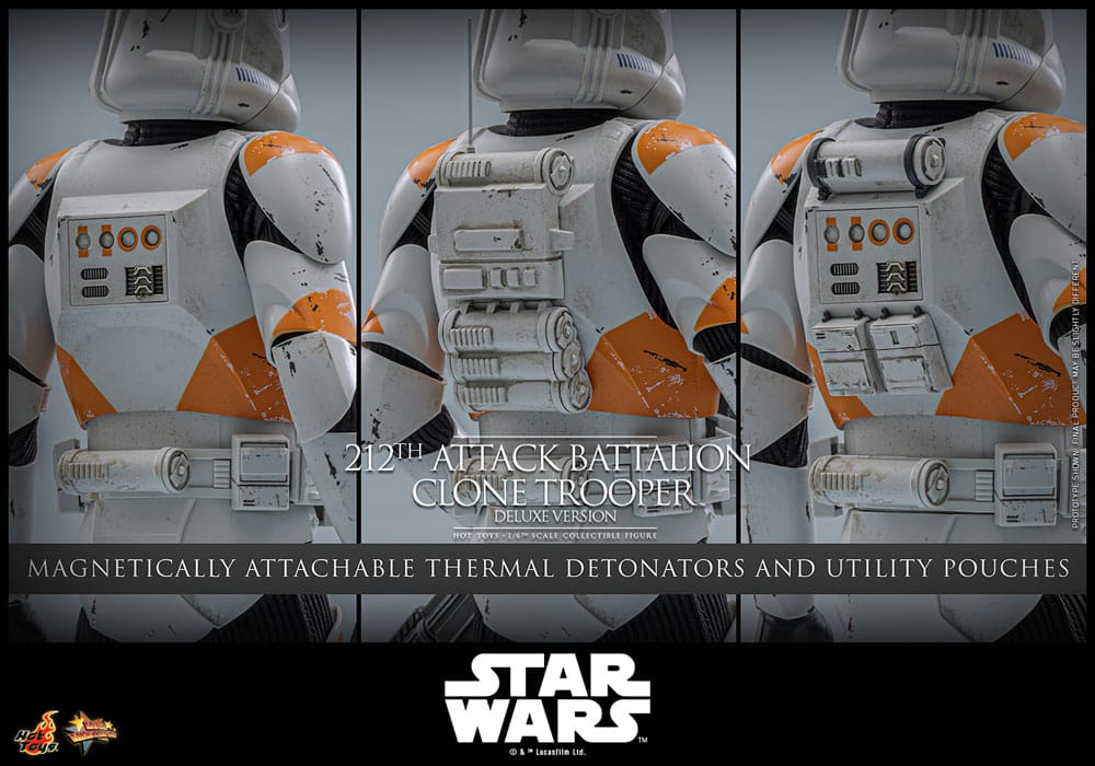 Star Wars: The Clone Wars Actionfigur 1/6 212th Attack Battalion Clone Trooper Deluxe Version 30 cm - Preorder - ETA: 25.02.2027