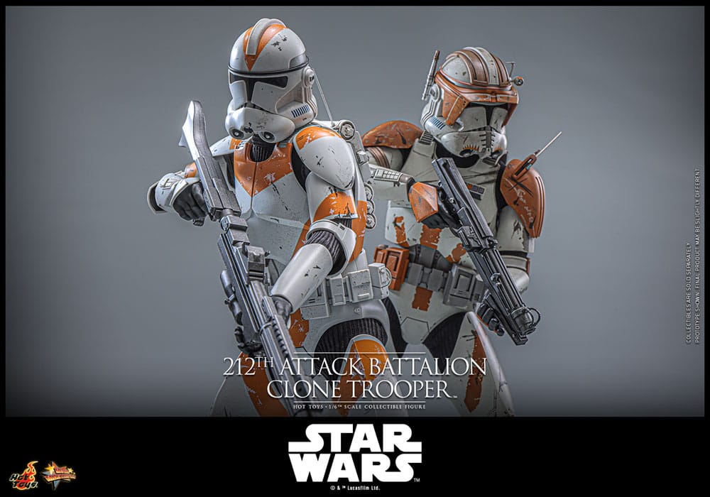 Star Wars: The Clone Wars Actionfigur 1/6 212th Attack Battalion Clone Trooper 30 cm - Preorder - ETA: 25.02.2027