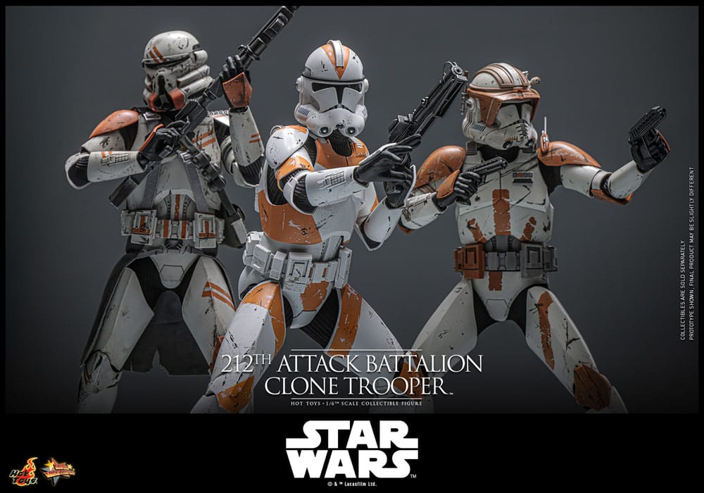 Star Wars: The Clone Wars Actionfigur 1/6 212th Attack Battalion Clone Trooper 30 cm - Preorder - ETA: 25.02.2027