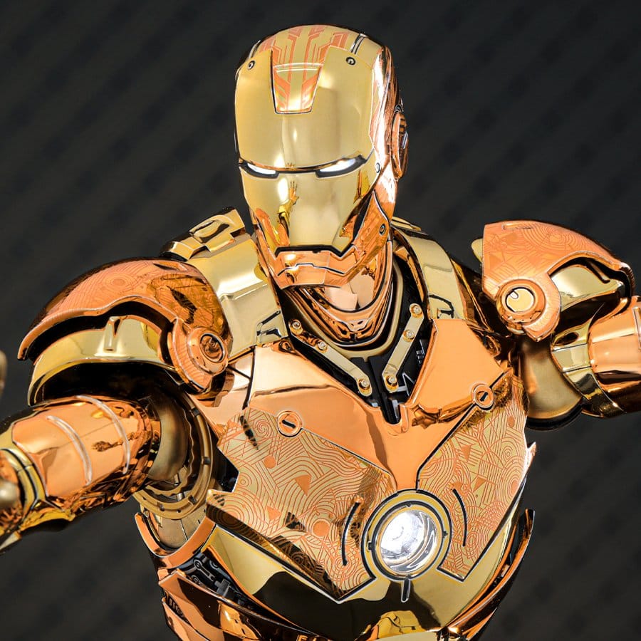 Iron Man Movie Masterpiece Diecast Actionfigur 1/6 Iron Man Mark III (Golden & Copper Gold Version) Hot Toys Exclusive 33 cm - Preorder - ETA: 22.11.2026