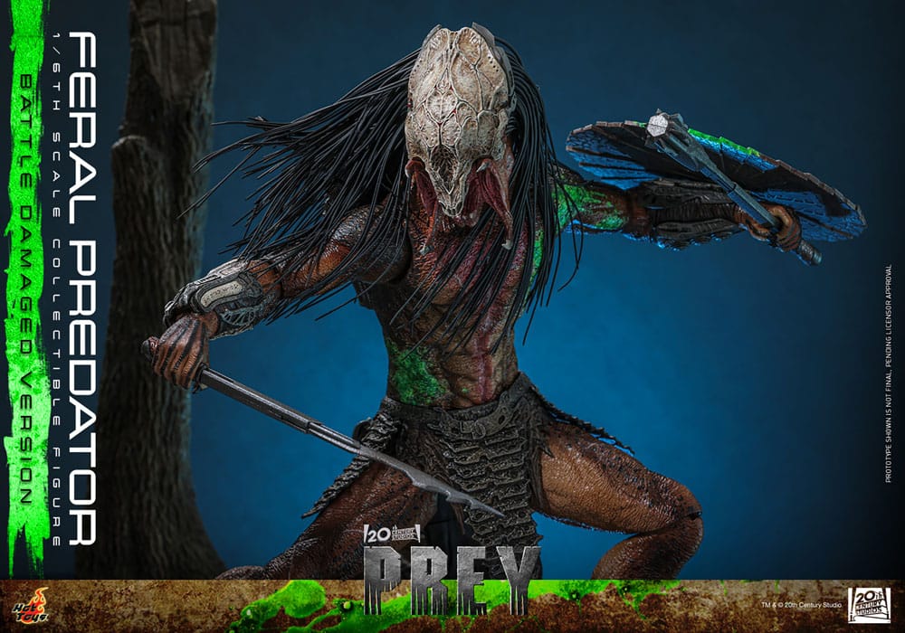 Prey Actionfigur 1/6 Feral Predator (Battle Damaged Version) 37 cm - Preorder - ETA: 25.02.2027