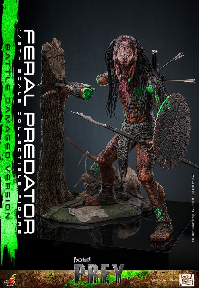 Prey Actionfigur 1/6 Feral Predator (Battle Damaged Version) 37 cm - Preorder - ETA: 25.02.2027