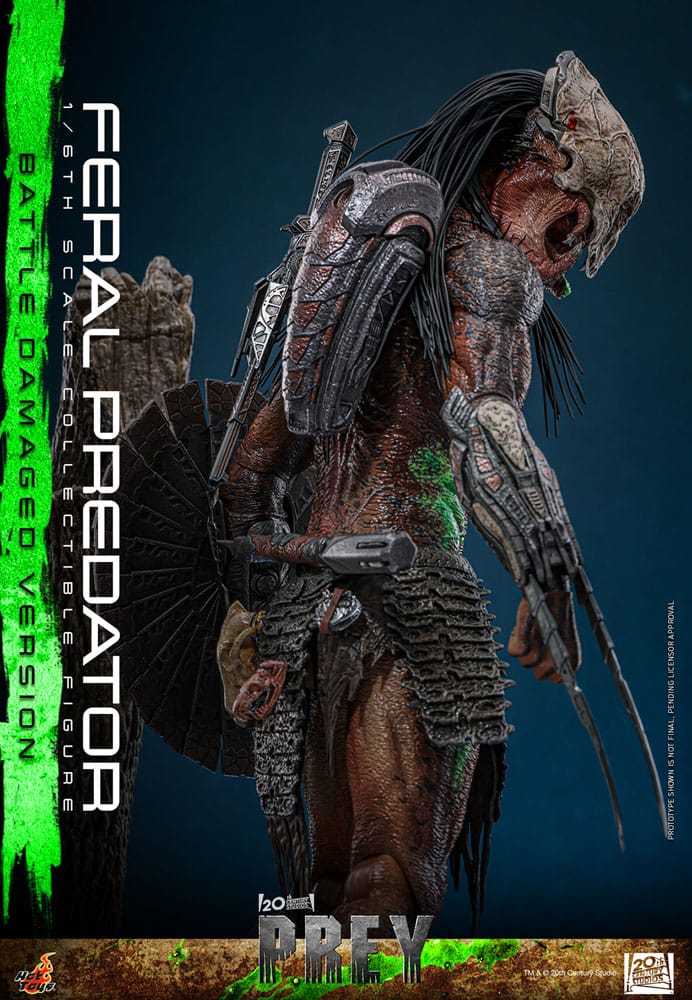 Prey Actionfigur 1/6 Feral Predator (Battle Damaged Version) 37 cm - Preorder - ETA: 25.02.2027