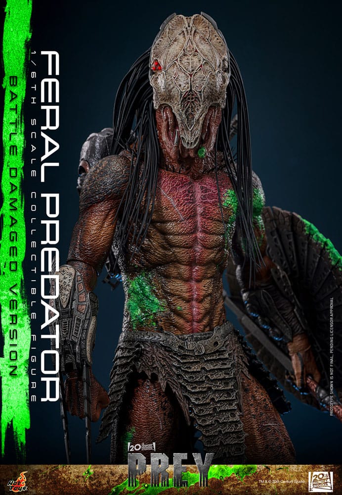 Prey Actionfigur 1/6 Feral Predator (Battle Damaged Version) 37 cm - Preorder - ETA: 25.02.2027