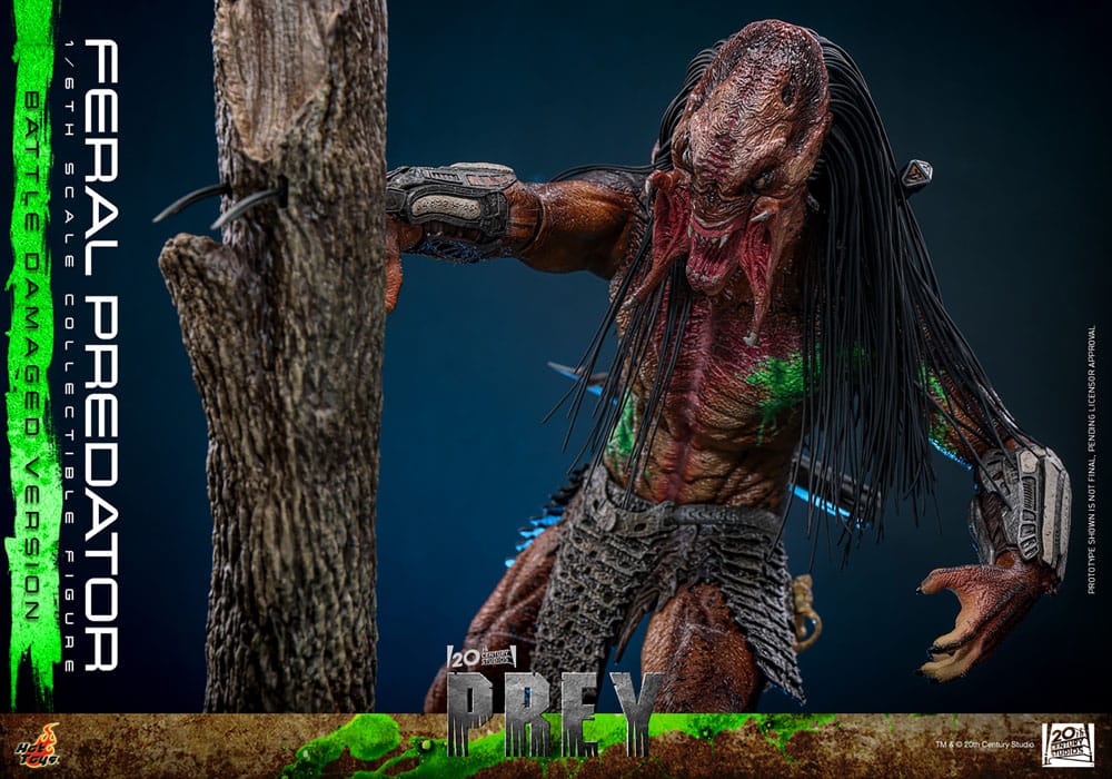 Prey Actionfigur 1/6 Feral Predator (Battle Damaged Version) 37 cm - Preorder - ETA: 25.02.2027