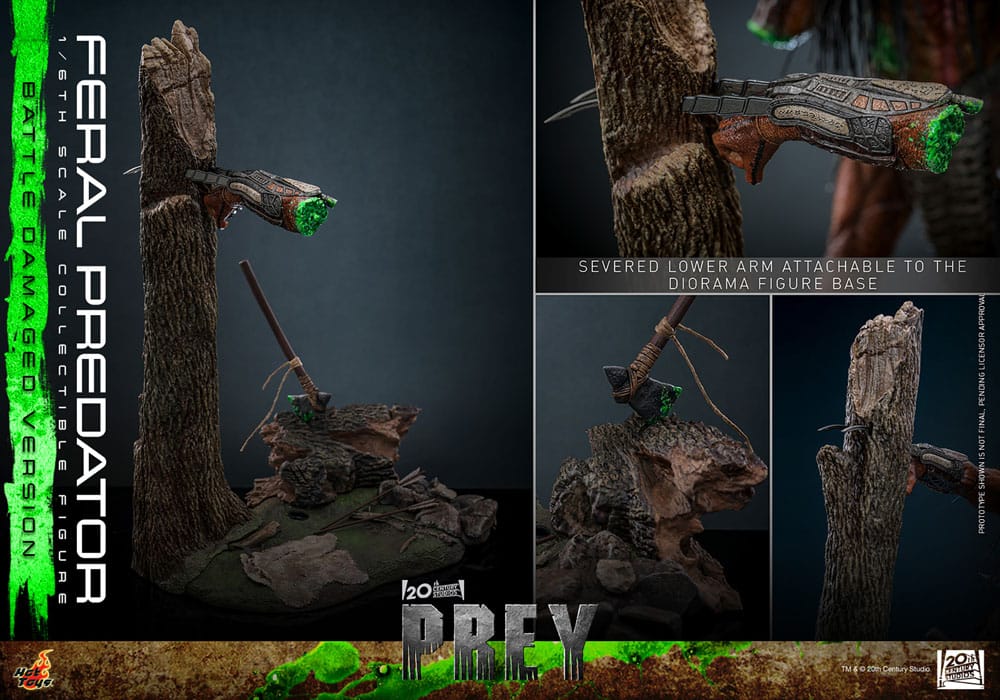 Prey Actionfigur 1/6 Feral Predator (Battle Damaged Version) 37 cm - Preorder - ETA: 25.02.2027