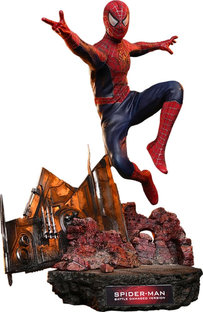 Spider-Man Movie Masterpiece Actionfigur 1/6 Spider-Man (Battle Damaged Version) 30 cm - Preorder - ETA: 25.05.2027