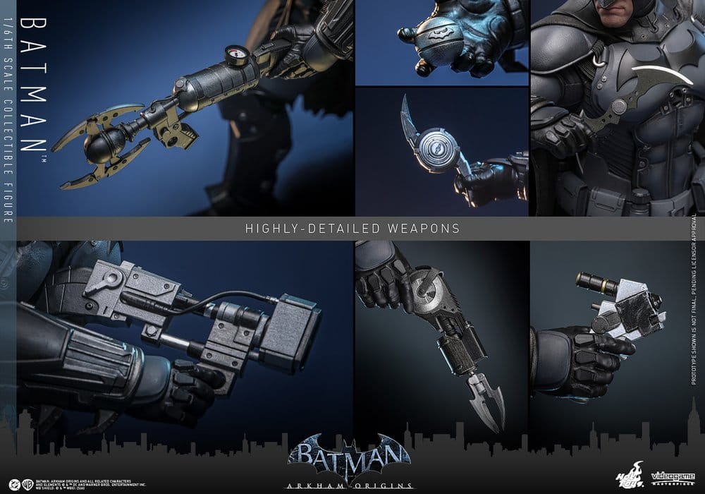 Batman Arkham Origins Videogame Masterpiece Actionfigur 1/6 Batman 33 cm - Preorder - ETA: 25.05.2027