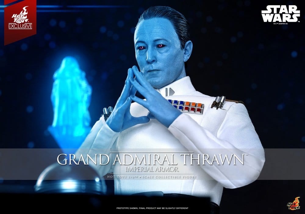 Star Wars: Rebels Television Masterpiece Actionfigur 1/6 Grand Admiral Thrawn (Imperial Armor) Hot Toys Exclusive 32 cm - Preorder - ETA: 25.02.2027