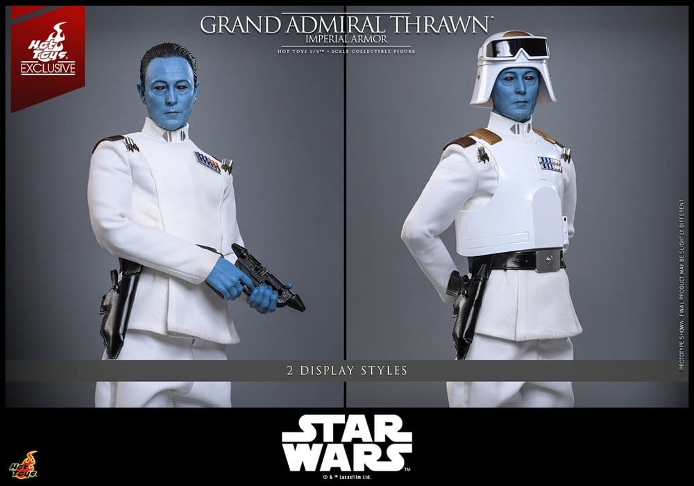 Star Wars: Rebels Television Masterpiece Actionfigur 1/6 Grand Admiral Thrawn (Imperial Armor) Hot Toys Exclusive 32 cm - Preorder - ETA: 25.02.2027