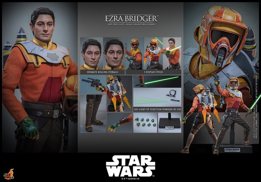 Star Wars: Rebels Television Masterpiece Actionfigur 1/6 Ezra Bridger 31 cm - Preorder - ETA: 25.02.2027