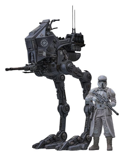 Star Wars: The Mandalorian & Grogu Movie Masterpiece Actionfiguren Set 1/6 Imperial Remnant AT-RT Driver & AT-RT 60 cm - Preorder - ETA: 25.02.2027