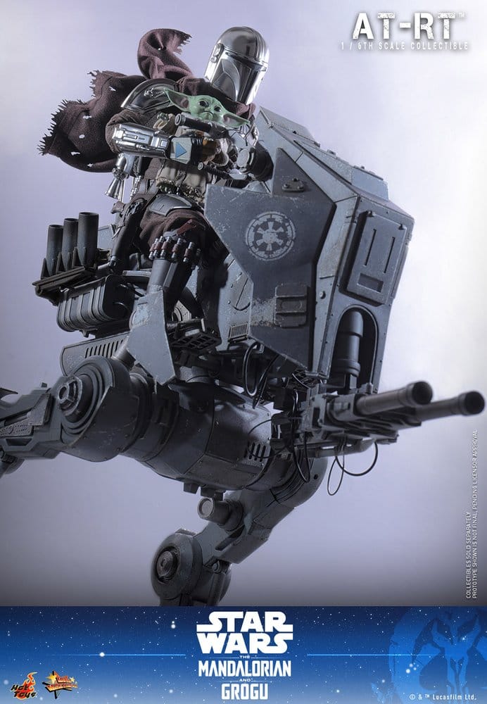 Star Wars: The Mandalorian & Grogu Movie Masterpiece Actionfiguren Set 1/6 Imperial Remnant AT-RT Driver & AT-RT 60 cm - Preorder - ETA: 25.02.2027