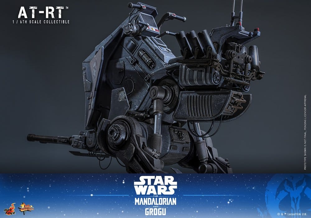 Star Wars: The Mandalorian & Grogu Movie Masterpiece Actionfiguren Set 1/6 Imperial Remnant AT-RT Driver & AT-RT 60 cm - Preorder - ETA: 25.02.2027