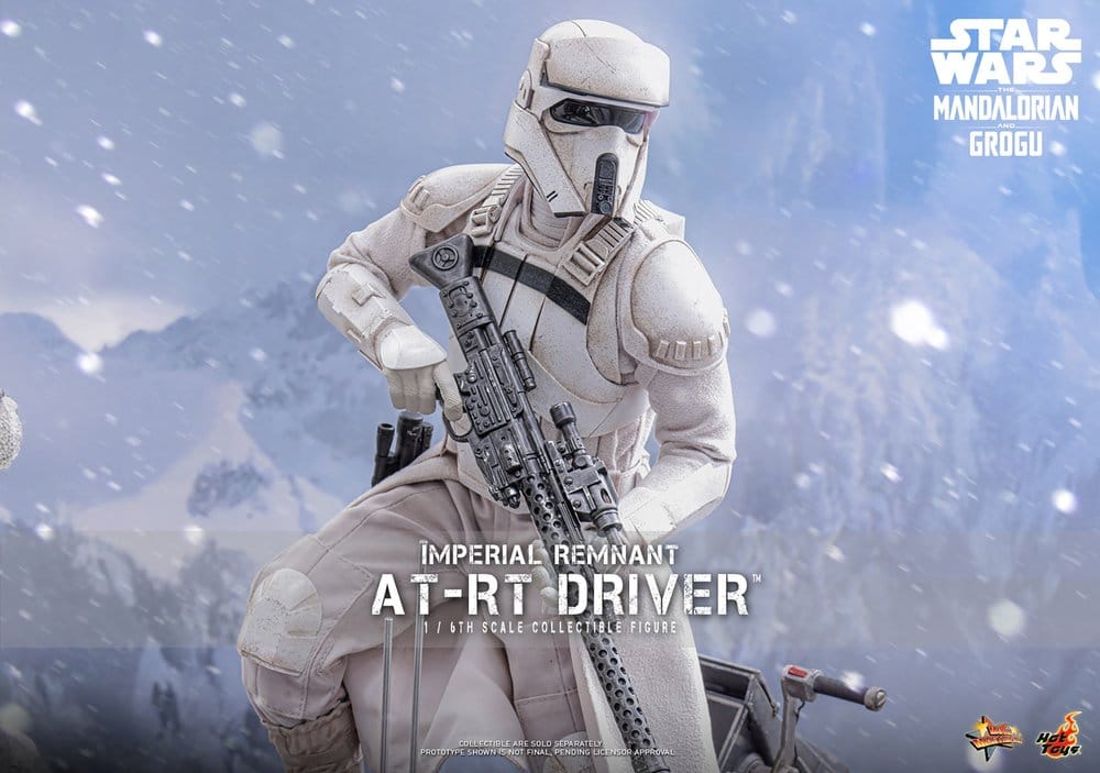 Star Wars: The Mandalorian & Grogu Movie Masterpiece Actionfiguren Set 1/6 Imperial Remnant AT-RT Driver & AT-RT 60 cm - Preorder - ETA: 25.02.2027