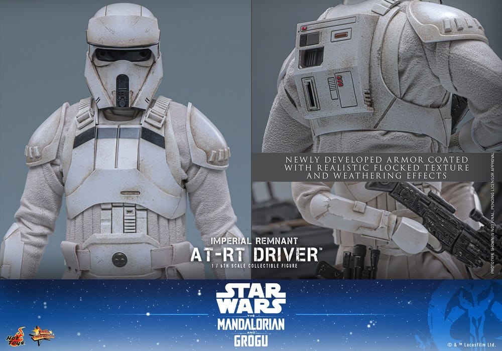 Star Wars: The Mandalorian & Grogu Movie Masterpiece Actionfiguren Set 1/6 Imperial Remnant AT-RT Driver & AT-RT 60 cm - Preorder - ETA: 25.02.2027