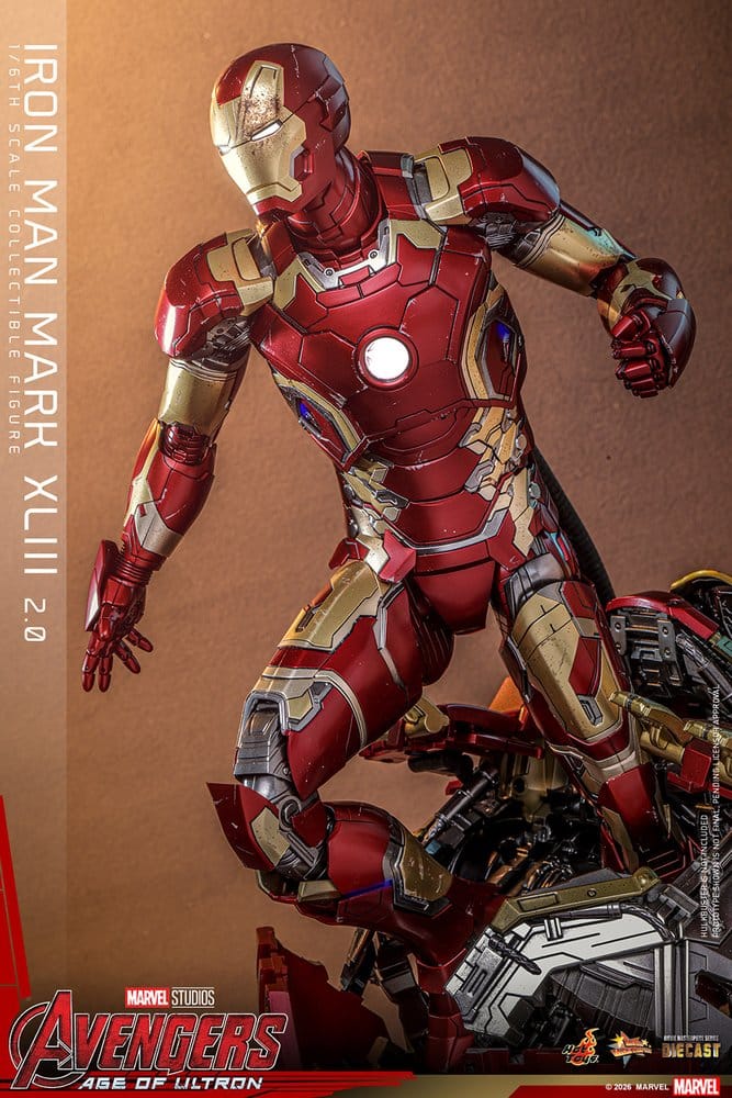 Avengers: Age of Ultron Movie Masterpiece Diecast Actionfigur 1/6 Iron Man Mark XLIII (2.0) 32 cm - Preorder - ETA: 25.06.2027