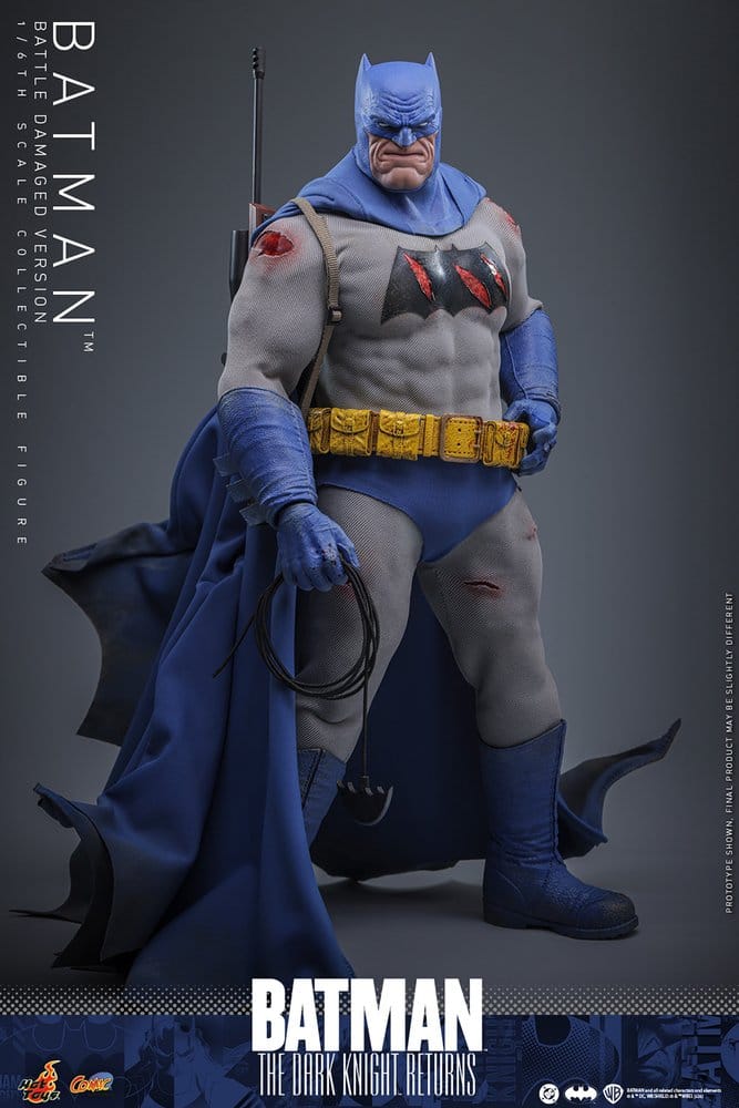 Batman: The Dark Knight Returns Comic Masterpiece Actionfigur 1/6 Batman (Battle Damaged Version) 32 cm - Preorder - ETA: 25.06.2027