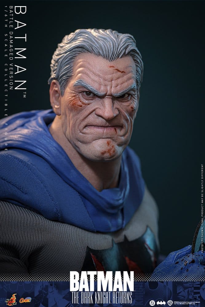 Batman: The Dark Knight Returns Comic Masterpiece Actionfigur 1/6 Batman (Battle Damaged Version) 32 cm - Preorder - ETA: 25.06.2027