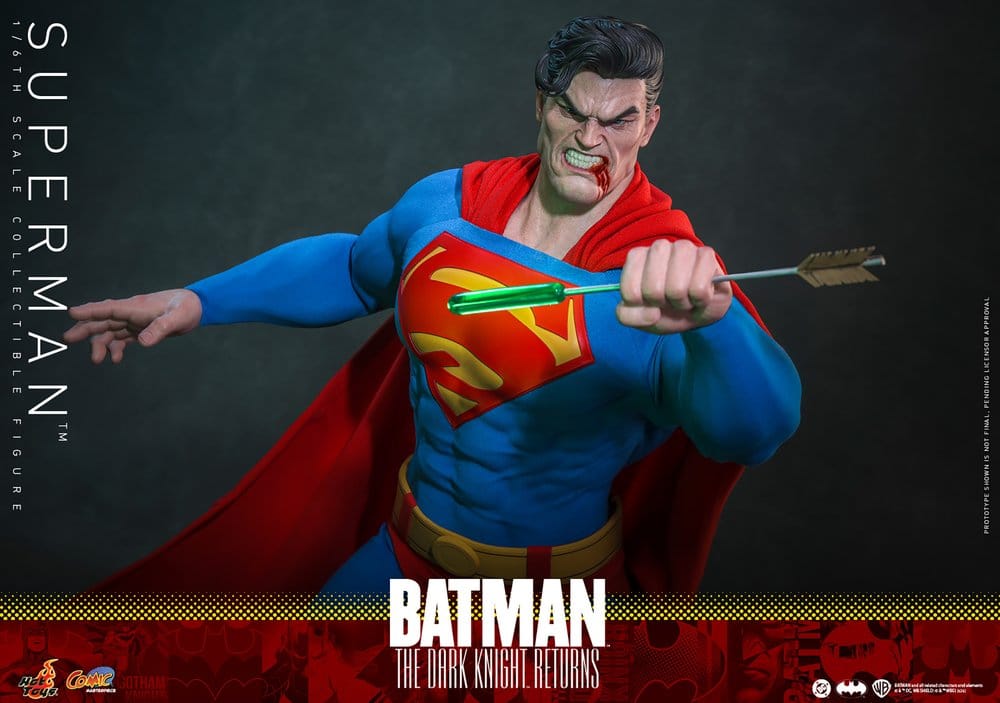 Batman: The Dark Knight Returns Comic Masterpiece Actionfigur 1/6 Superman 34 cm - Preorder - ETA: 25.06.2027